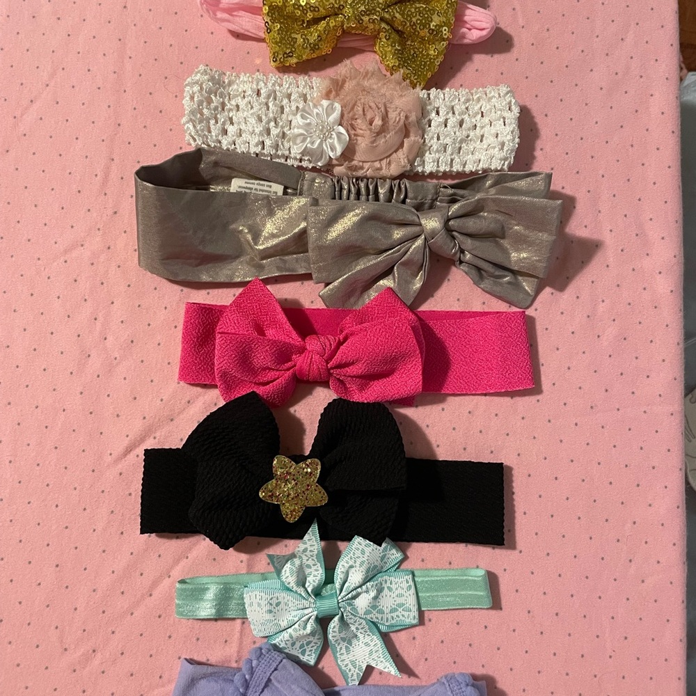 Baby girl head bands for 1-2 years old